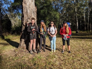 Group of students on expedition