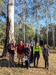 Group of students on expedition