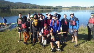 Year 9 students on Survival Camp