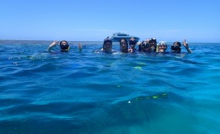 Snorkelling on Year 12 Camp